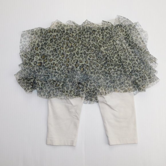 Girls 9-12 Months Tights with Leopard Print Tutu - Picture 3 of 6